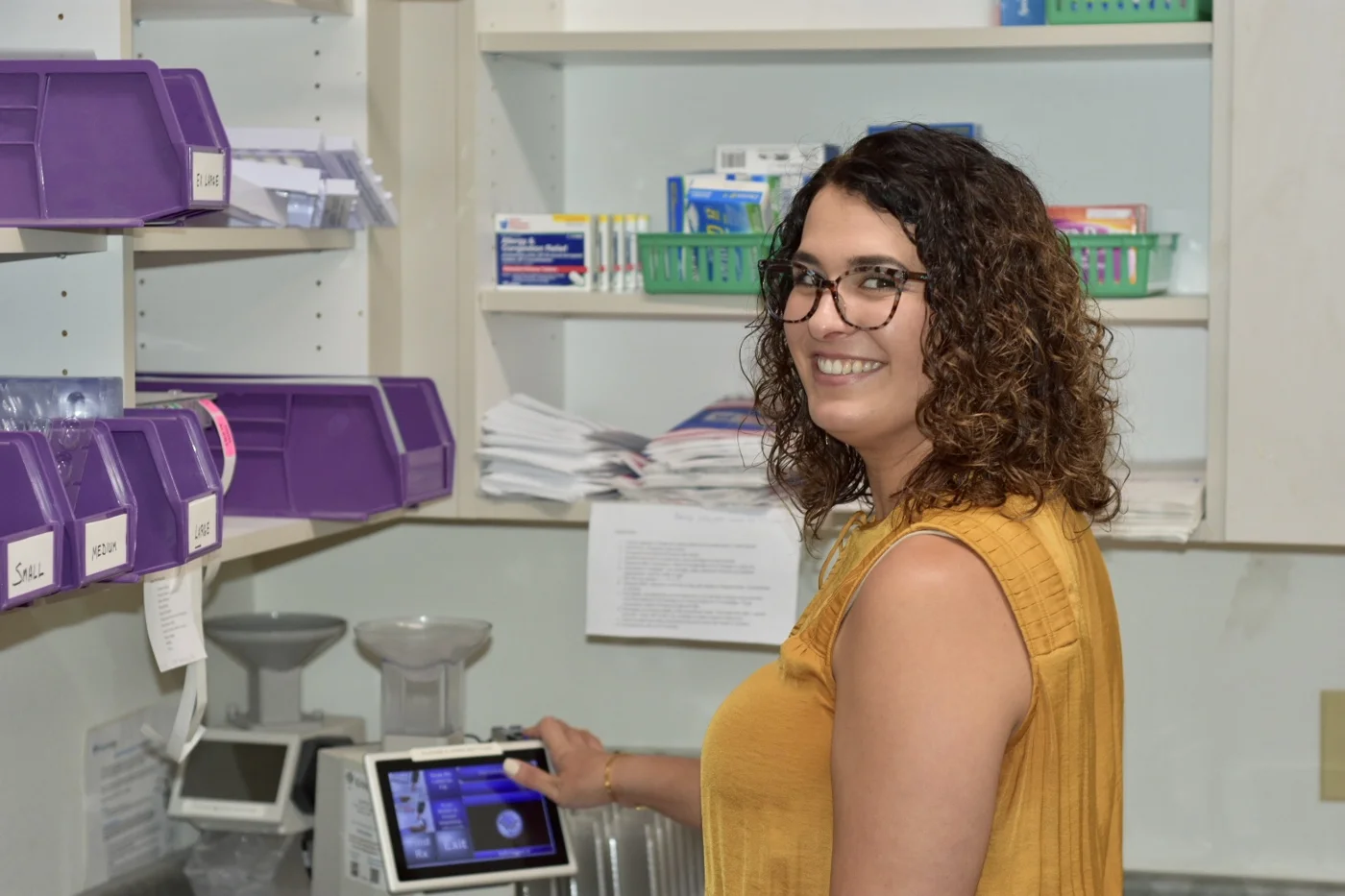 A member of the Nicolet Pharmacy team